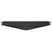 Cable Management Transitional Cover, 1RU, Angled, 19" Length x 1.86" Width x 3.98" Height, 16 Gauge Steel, Painted, Black