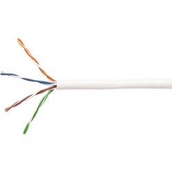 Copper Cable, Category 5e, 4 Pair, FTP, LSZH, 24 AWG Solid, 305 M, White