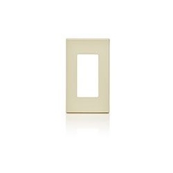 Leviton 80301-S0 1-Gang Decora Plus Wandplatte – Schraubenlos, Braun