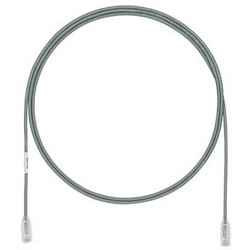 Category 6A Performance Cable, UTP, 28AWG, CM/LSZH, Gray, 2.5 Meters