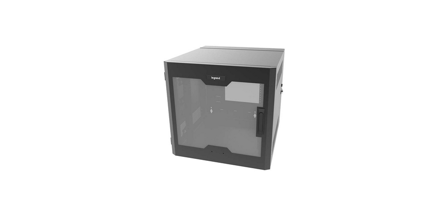 Network Cabinet,Black,Steel,Wall Mount,26 in. Dp,25 in. Ht,26 in. Wd ...