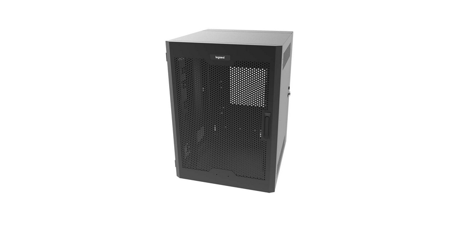 Network Cabinet,Black,Steel,Wall Mount,26 in. Dp,45.92 in. Ht,26 in. Wd ...