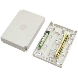CONNECTION BOX FOR 10 PAIRS,  INTERNAL, LOADED,             200 SERIES