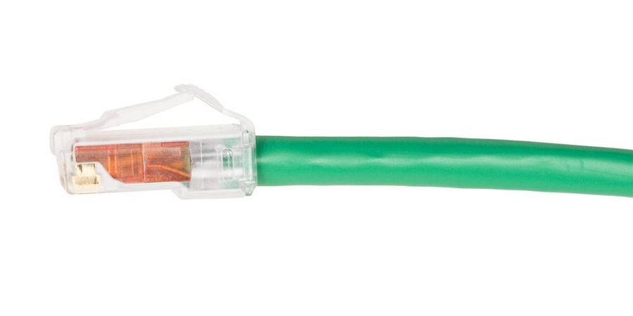 Cat 6 Modular Patchcord,RJ45,RJ45,U/UTP,LSZH,Spring Green Jacket,100 ft ...