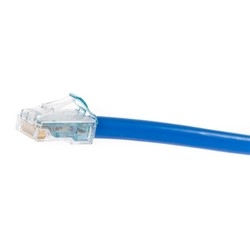 GigaSPEED X10D 360GS10E Solid Plenum Cordage Modular Patch Cord, Blue Jacket, 7 FT