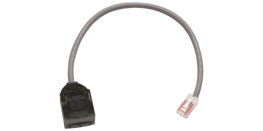 Visipatch Twisted Pair Patch Cord, 24AWG, Stranded, Dark Gray, 4 Pairs ...
