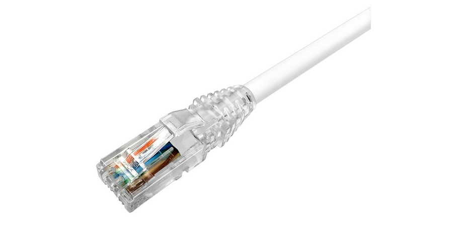 Uniprise NC 6 Series CBL ASSY MOD 24-4PR STR CAT6 T568B 1FT White ...