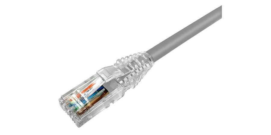 Uniprise NC 6 Series CBL ASSY MOD 24-4PR STR CAT6 T568B 1FT GREY ...
