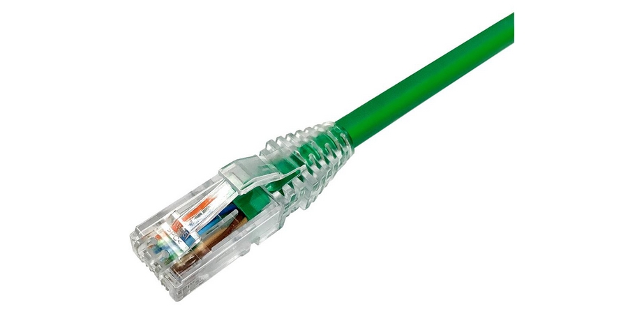 Uniprise NC 6 Series CBL ASSY MOD 24-4PR STR CAT6 T568B 5FT GREEN ...