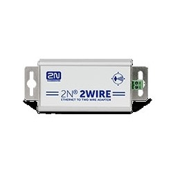 2N Ethernet to Two Wire Adapter, 100 to 240V AC, 50/60 Hz (Input), 48V DC, 13 Amps (Output), 40mm Width x 75mm Depth x 40mm Height, Aluminum