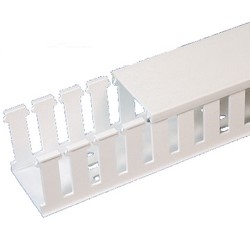 Panduit NE1X4WH6 Wide Slot Wiring Duct White