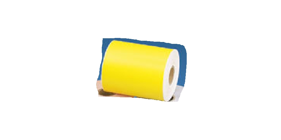 Thermal Transfer Continuous Tape, Yellow, 100 ft. lg, 4 in. wd, -50 to 80 C