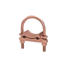 Mechanical Grounding Connector, 2 Parallel Cables to Rod or Pipe, 2/0 AWG (Sol.) - 250 kcmil, 3-1/2&quot; to 4&quot; Rod, 3-1/2&quot; Pipe