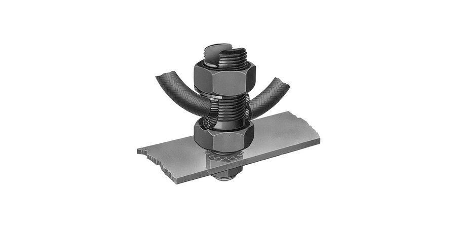 Mechanical Ground Connector, Copper Alloy/ Bronze Alloy