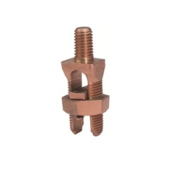 Mechanical Grounding Connector, Cable to Flat, 8-2 AWG (Str) / 10-1 AWG (Sol), 3/8" Stud