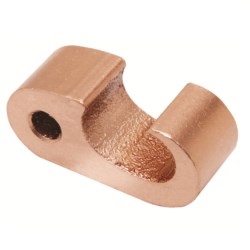 Raccord de Compression Fig. 6, 1/0 AWG (Str) de cuivre-250 kcmil ou 1/2"-5/8 » Rod (Run) / 4 AWG (Sol)-AWG 2 (Str) (Tap)