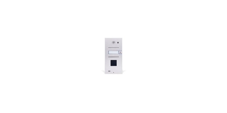 Interphone IP Vario 2N – 1 Bouton, Argenté – Caméra Intégrée, Mains Libres