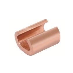 Copper Compression C-Tap, 2 AWG (Sol)-2 AWG (Str) (Run), 2 AWG (Sol)-2 AWG (Str) (Tap), 3/4" C-Tap Length
