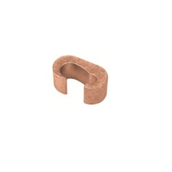 Copper Compression C Tap, 250 kcmil- 2 AWG (Main), 2-6 AWG (Tap 1), 8-14 AWG (Tap 2), Tin Plated