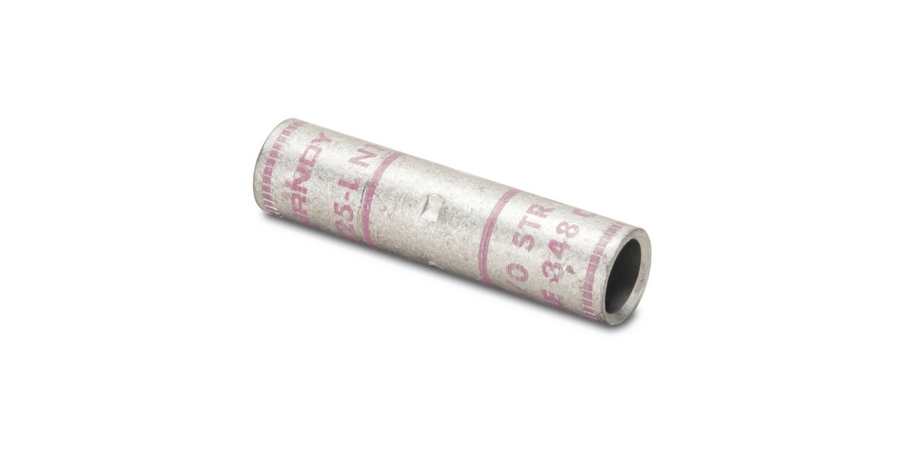 Compression Splice, Copper, Tin-Plated, Overall Length 1.75 in., 35 kV ...