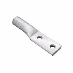 2 H AL LUG STND BRL 500 MCM STR 3/8" STUD 1" CTR ROSE ROHS