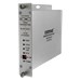 Digitally Encoded Video Transmitter + Bi-directional Data, Up-the-Coax + Fast Ethernet, mm, 1 fiber