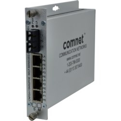 10/100TX 4TX/1FX Ethernet Self-Managed Switch with Power Over Ethernet PoE