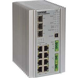 11 Port Gigabit Managed Ethernet Switch 3 SFP Ports 8 RJ45 Ports with PoE+