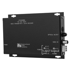 Video Receiver / Data Transmitter, Up-the-Coax, MM, 2 Fibers (850 nm)