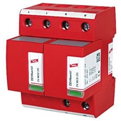 DEHNventil Modular Lightning Current/Surge Arestor for Single-Phase TN Systems, 230V, Type 1 and Type 2 SPD