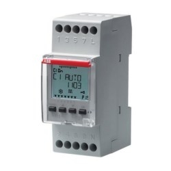 Twin Channel Output DIN Rail Programmable Timer Switch 