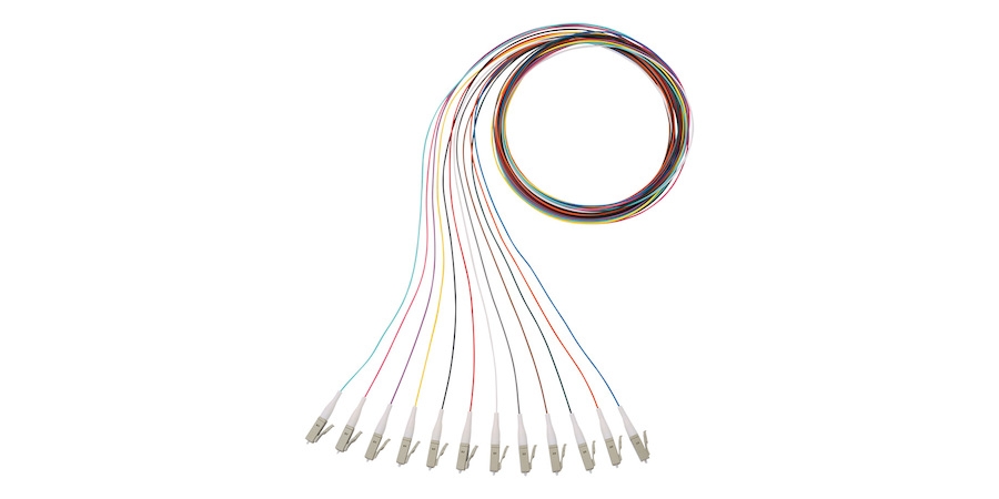 1F NETKEY OM3 SIMPLEX PIGTAIL LC-PIGTAIL 900UM BUFFERED 1M SET OF 12
