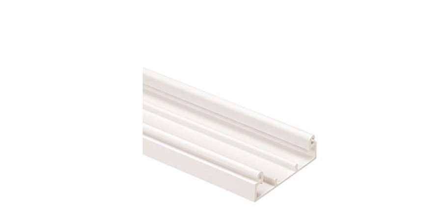 Surface Raceway Channel, PVC, Low Voltage, Channel, Screw-On, White ...