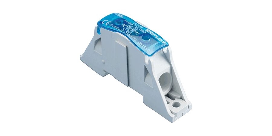 Power Distribution Block,1000 V,LxWxH: 1.65 x 0.68 x 3.3 in.,IP20,Din ...