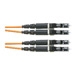 2F JUMPER MM 50/125 LC/LC DUPX FRNC 1.6 JACK.CABLE ORANGE 7 MT. ROHS