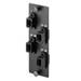 Fiber Optic Adapter Panel, 48-Fiber Loaded With Four MPO Adapters, Vertical