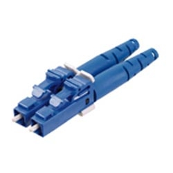 LC Duplex Single-mode Fiber Optic Connector, Field Polish, RoHS Compliant