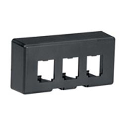 FurnitureFaceplate 3Port KnollM BL EA