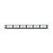 Patch Panel 24Port Recessed BL EA