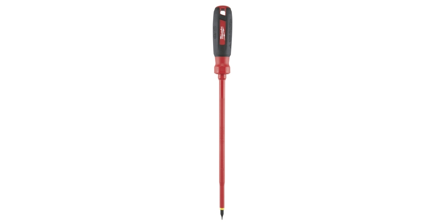Insulated Screwdriver, Cabinet, 8 in. L Round Shaft
