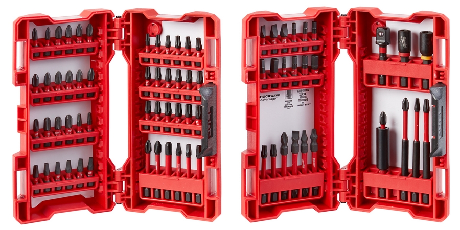 BIT SET, 74PC, INPACT DUTY DRIVER/ADAPTER/BITS,
