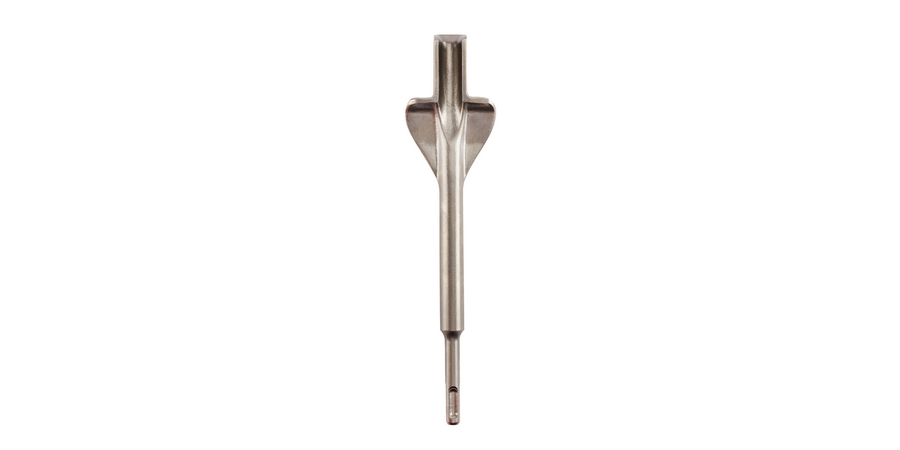 Winged Channel Chisel, 10 in. OAL, 1 in., Forged Steel Tip