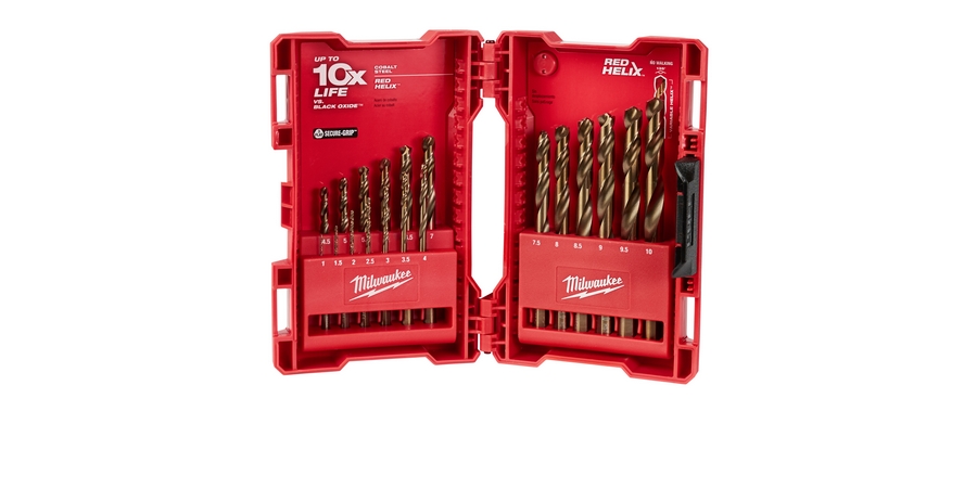 Drill Bit Set, Length 10.31 in.