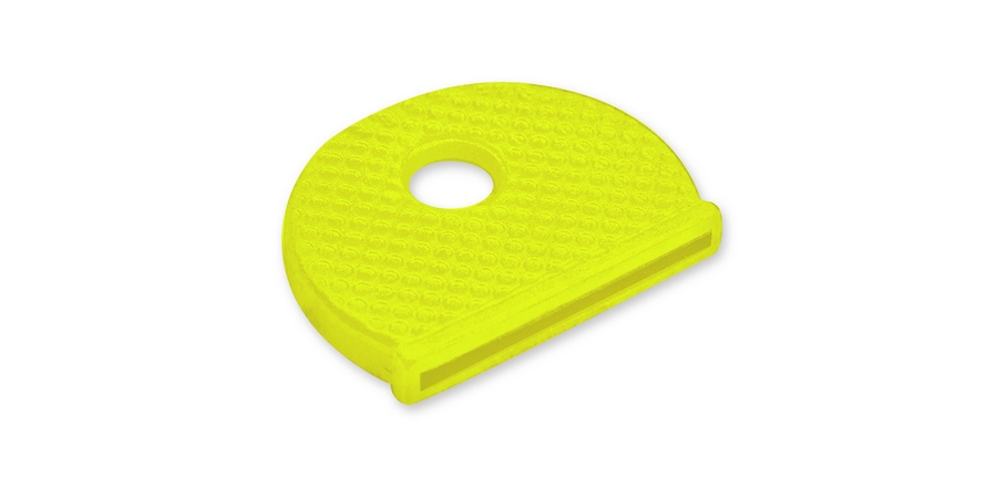 Key Cap, Vinyl, For Use With Standard Headed Keys, 1 in. L, 3/4 in. W
