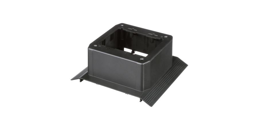 Surface Raceway, ABS, Overall Height 2.74 in. (69.7mm), Office Slate