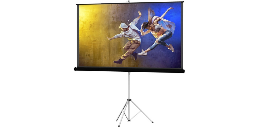 Tripod Front Projection Screen, 1;1, Front Projection, White, Matte ...