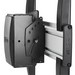 TV Mount, Large Flat Panel, Ceiling, Universal, Landscape, +5/-20 Degree Tilt, 125 Lb Load, 26.8" Width x 6.4" Depth x 16.5" Height, Black