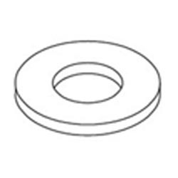 Washers: Type A Plain 3/8&quot; Wide; Gold