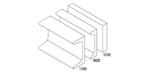 Auxiliary Framing Channel,Steel,Gray,LxWxH: 10 ft. x 0.56 x 2 in.
