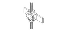 Slip-On Support Bracket Kit, 5/18 in. (16mm) Trade Size